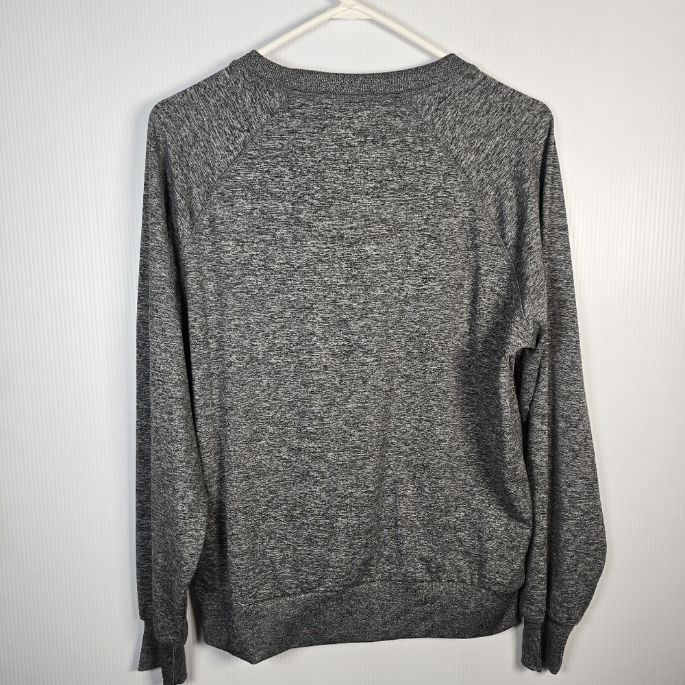 NWOT Feat Womens 2 Piece Lounge Set Heathered Grey Sweatshirt And Shorts Size S - Picture 6 of 16